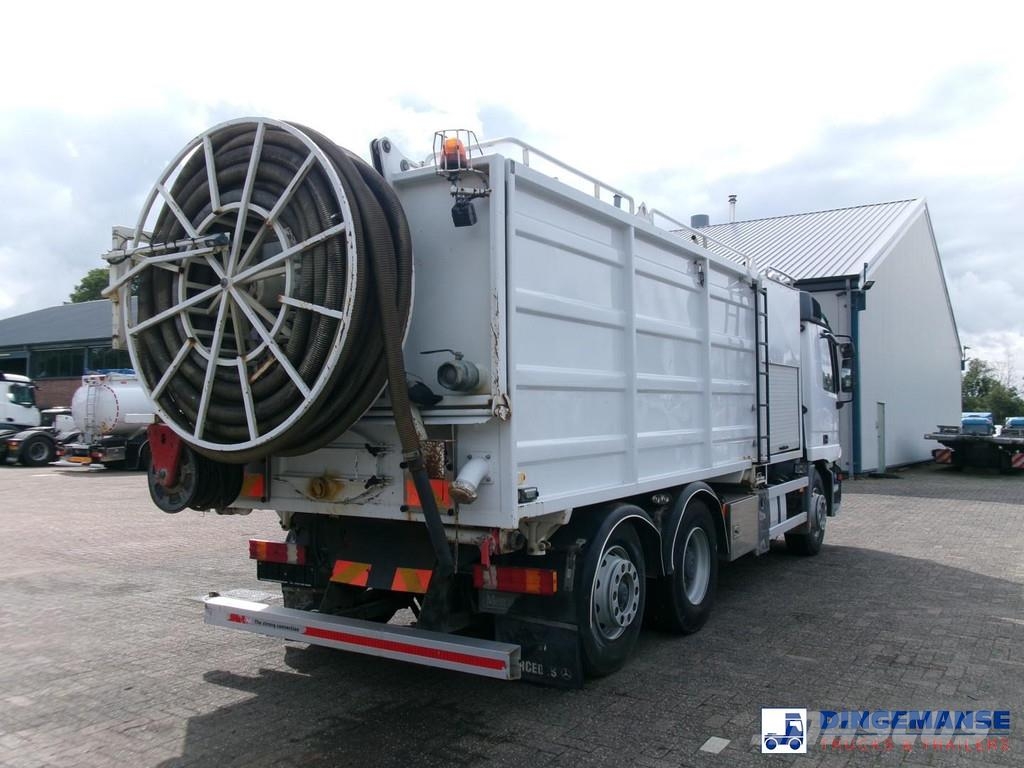 Mercedes-Benz Actros 2535 6x2 vacuum tank Saugbagger Kolkenzuigers