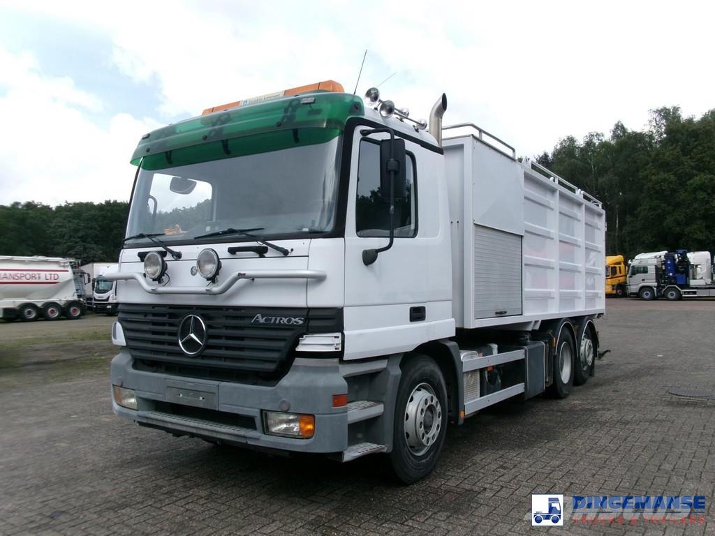 Mercedes-Benz Actros 2535 6x2 vacuum tank Saugbagger Kolkenzuigers