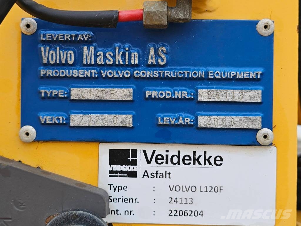 Volvo L 120 F Hjullastere