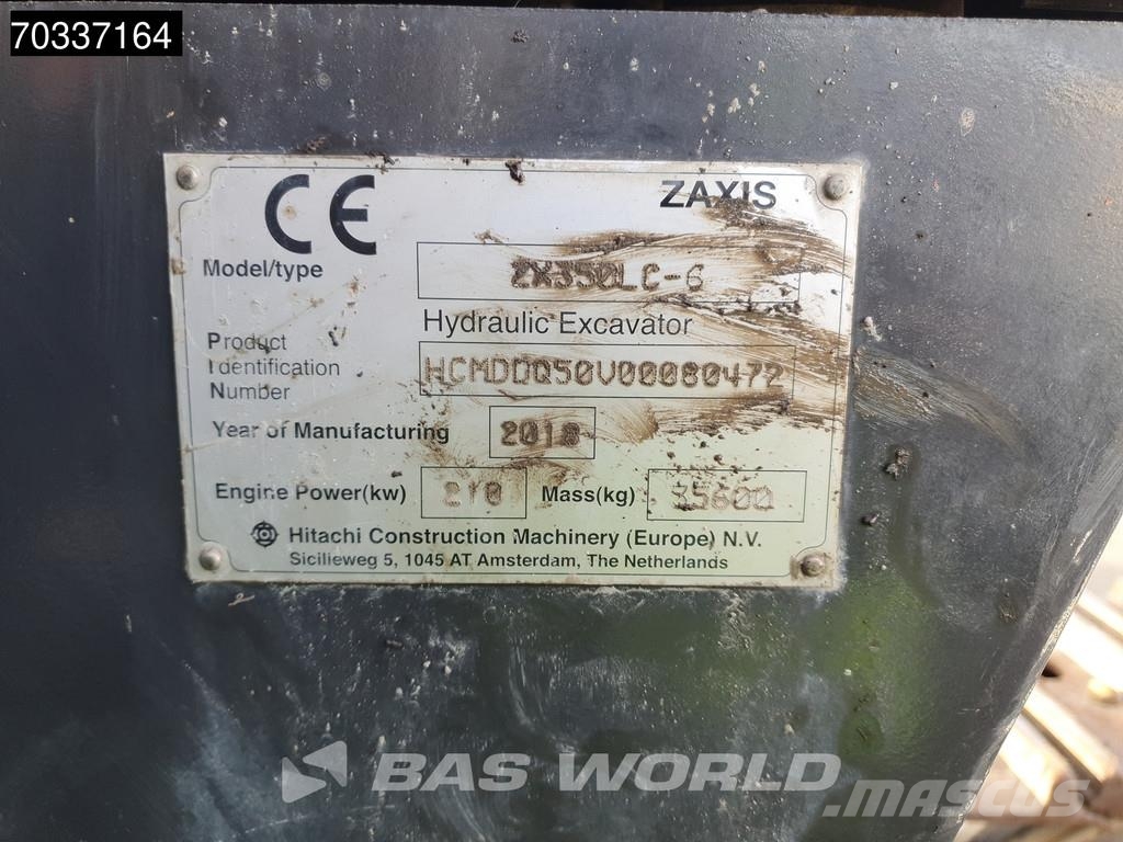 Hitachi ZX350 LC-6 Bagri goseničarji