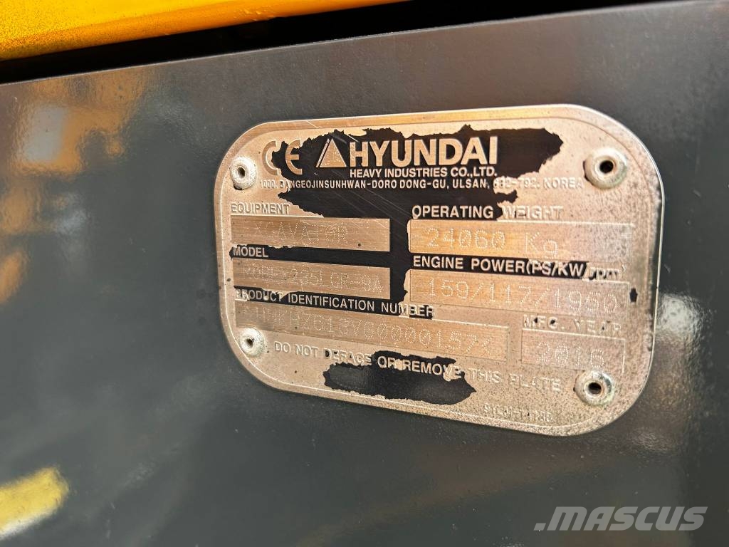 Hyundai Robex 235 LCR-9 A / Pyörittäjä, 3D, Rasvari! Raupenbagger
