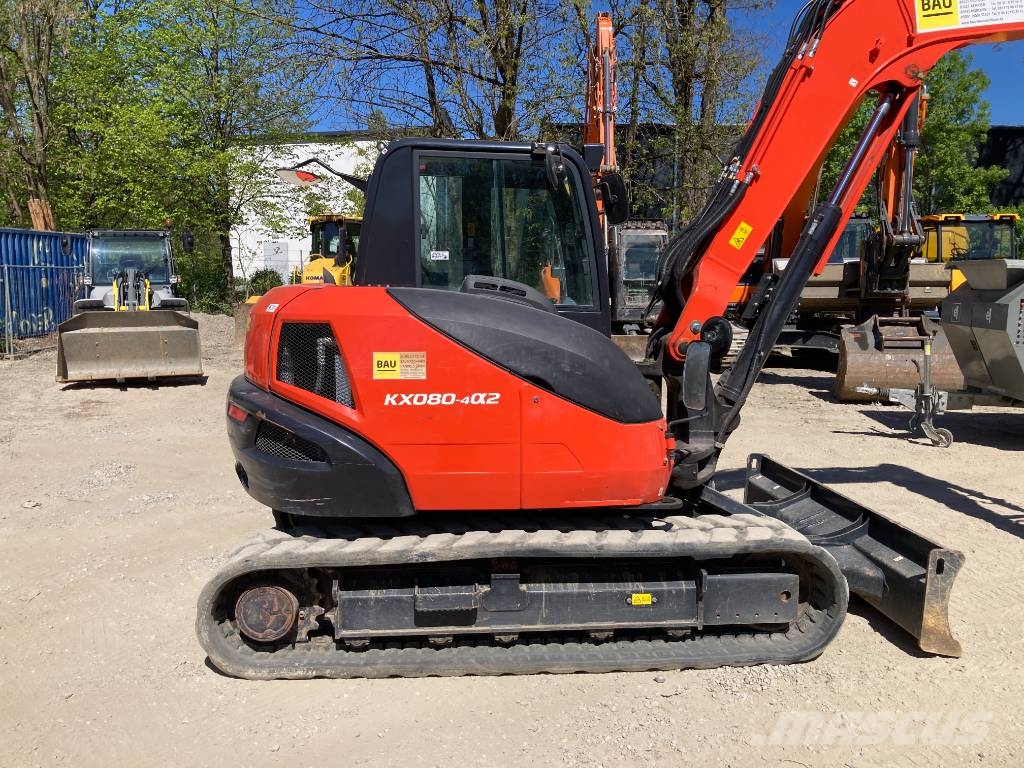 Kubota Kompaktbagger KX080-4 alpha 2 Pásové rýpadlá