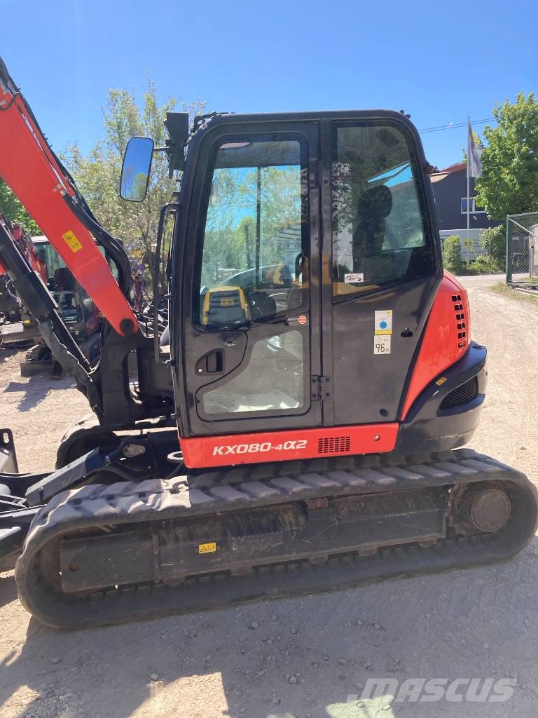 Kubota Kompaktbagger KX080-4 alpha 2 Pásové rýpadlá