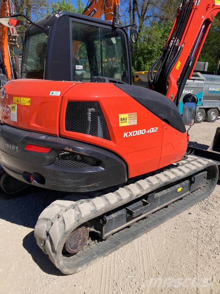 Kubota Kompaktbagger KX080-4 alpha 2 Pásové rýpadlá