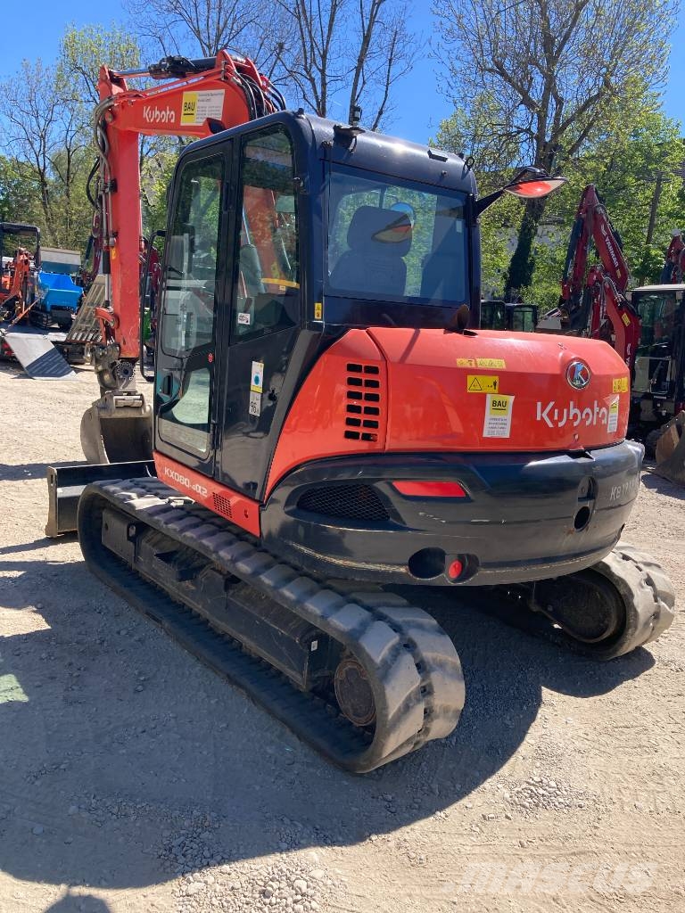 Kubota Kompaktbagger KX080-4 alpha 2 Pásové rýpadlá