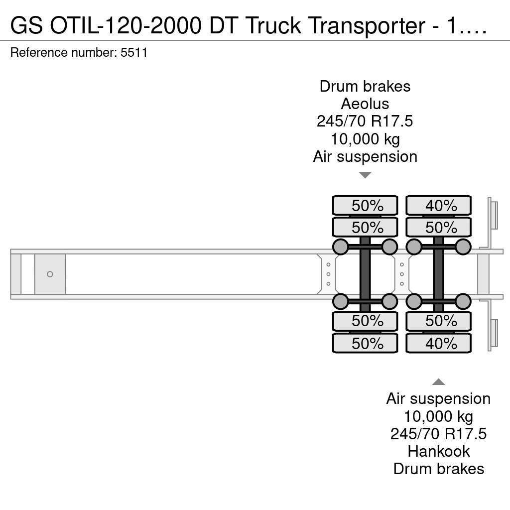 GS OTIL-120-2000 DT Truck Transporter - 1.4 Meter Ext Polprikolice za prevoz vozil
