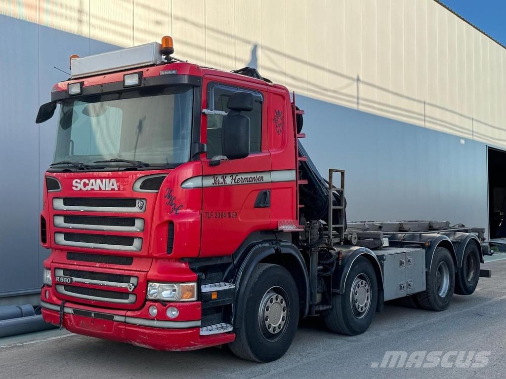 Scania R560 8X2 + HIAB 166E 4 HIPRO + REMOTE CONTROL + CA Krokbil