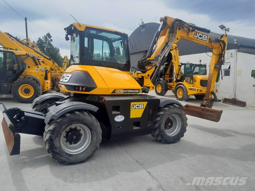 JCB Hydradig HD110 Gumikerekes kotrók