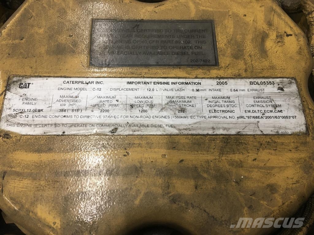 CAT C12 BDL-1915394 USED Engines