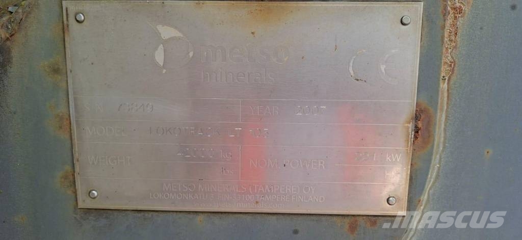 Metso LT 105 이동식 분쇄기
