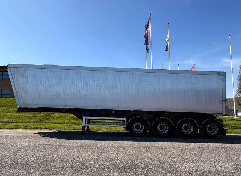 AMT TKL400 4-akslet 60 m3 letvægts tiptrailer نصف مقطورات قلابة