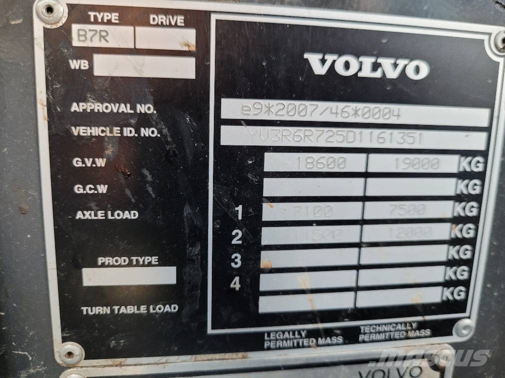 Volvo B7R 8900 2 UNITS Tarpmiestiniai autobusai