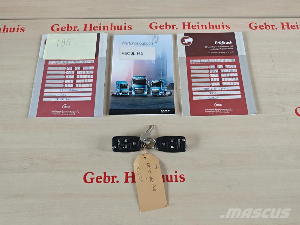DAF XF 480 6x2 + FVG FS 4 Pieces! مركبات النقل
