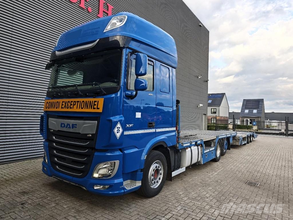 DAF XF 480 6x2 + FVG FS 4 Pieces! مركبات النقل