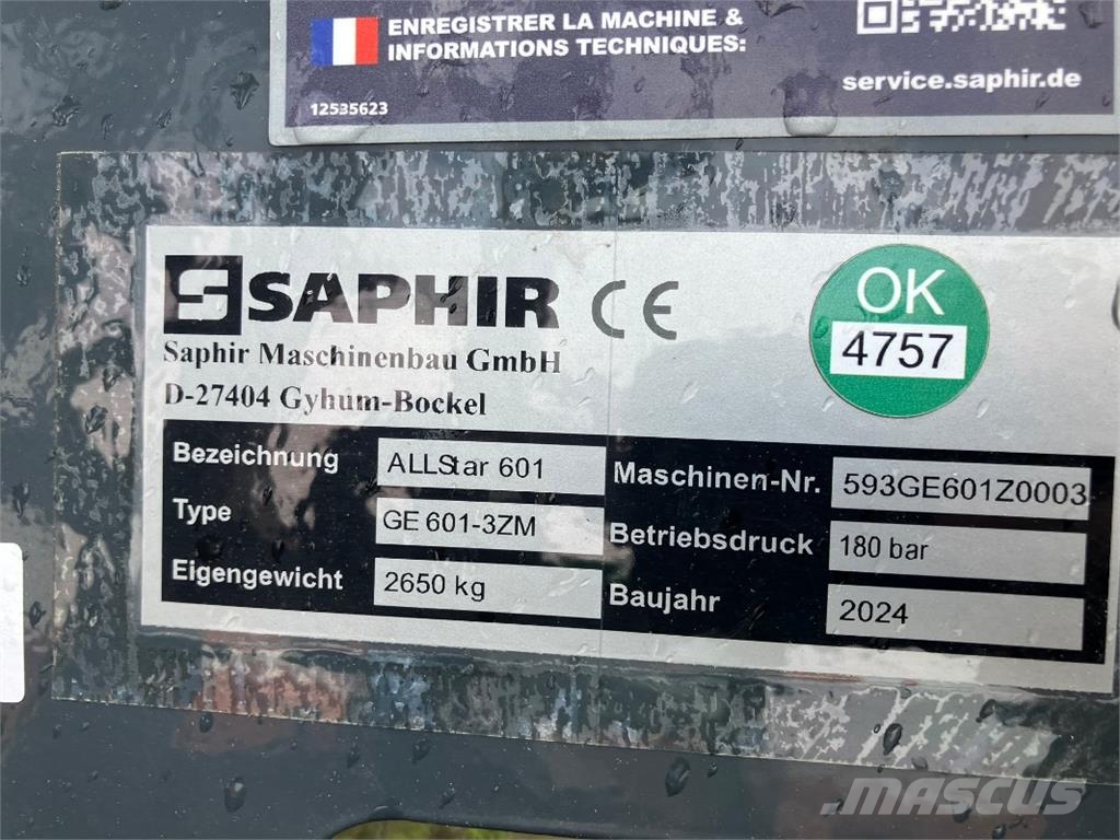 Saphir Allstar 601 Kultivatorer