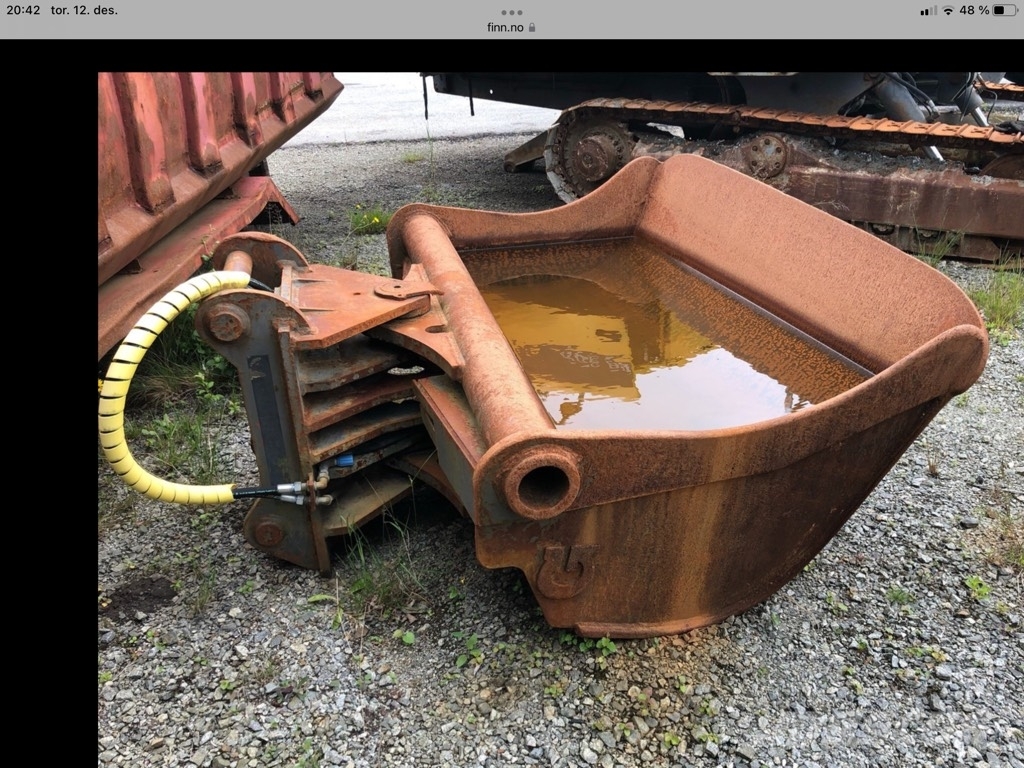 Gjerstad Skuffe Gjerstad Hydraulisk Pusse skuffe. S70 Žlice