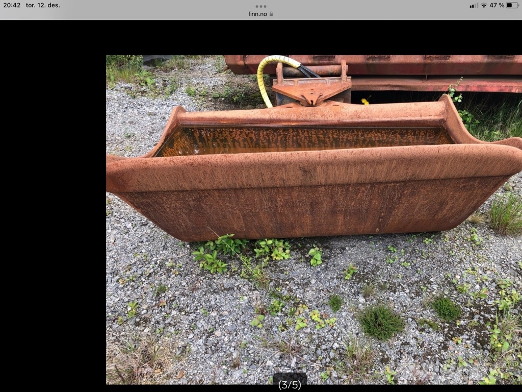 Gjerstad Skuffe Gjerstad Hydraulisk Pusse skuffe. S70 Žlice