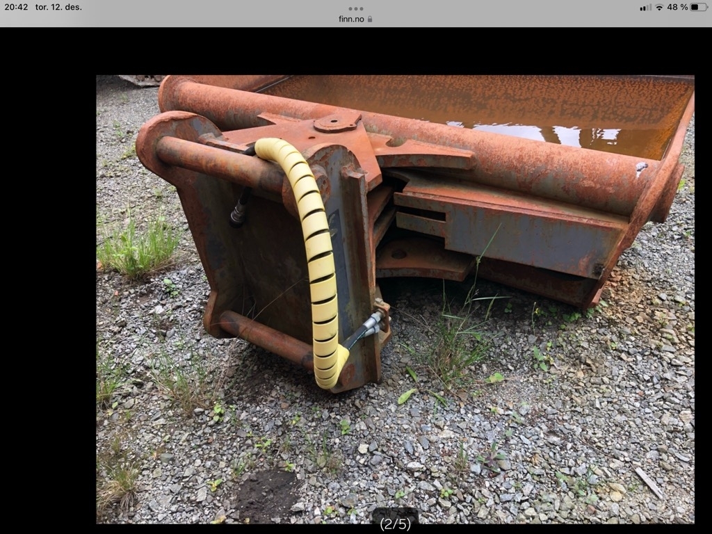 Gjerstad Skuffe Gjerstad Hydraulisk Pusse skuffe. S70 Žlice