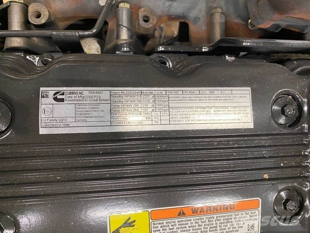 Cummins B6.7G18 Motores agrícolas