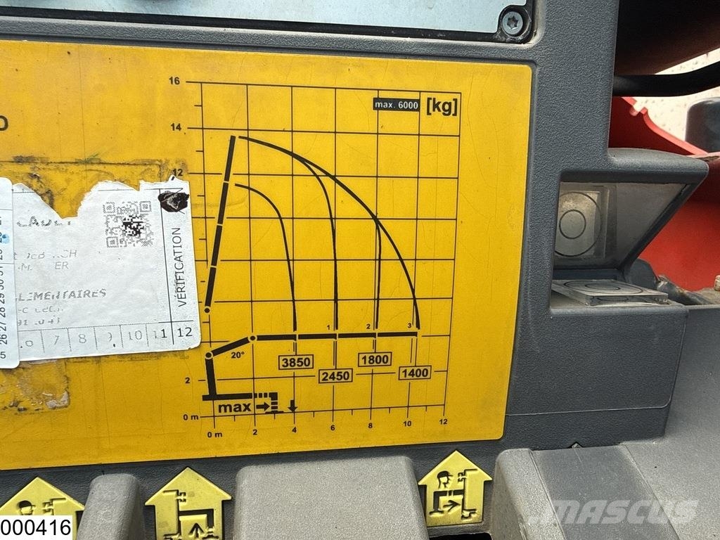 Renault K 380 6x4, EURO 6, Palfinger, Remote Camiones de cama baja