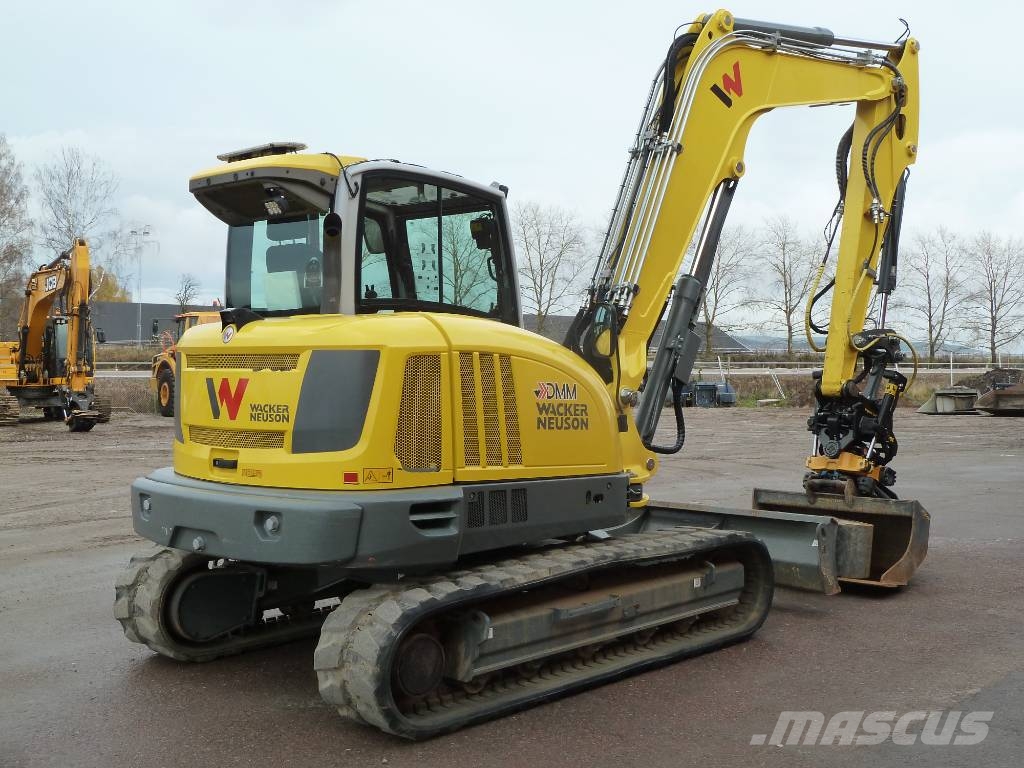 Wacker Neuson ET90 / Engcon EC209 m. grip, Centralsmörjning Escavatori medi 7t - 12t