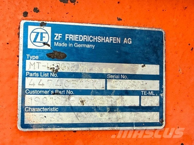Doosan dl 250-5  used REAR axles ZF MT-L3075 Оси