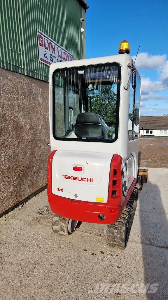 Takeuchi TB 216 A Minigravere <7t