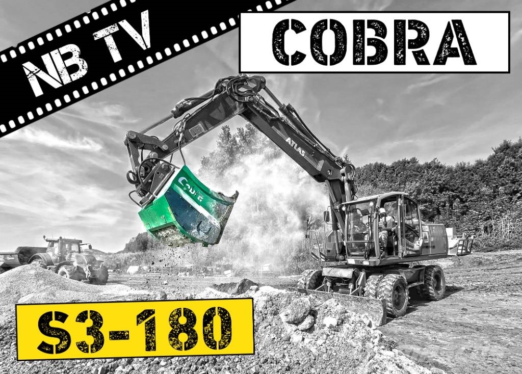 Cobra Schaufelseparator S3-180 | Sieblöffel Bagger Κάδοι κοσκινίσματος