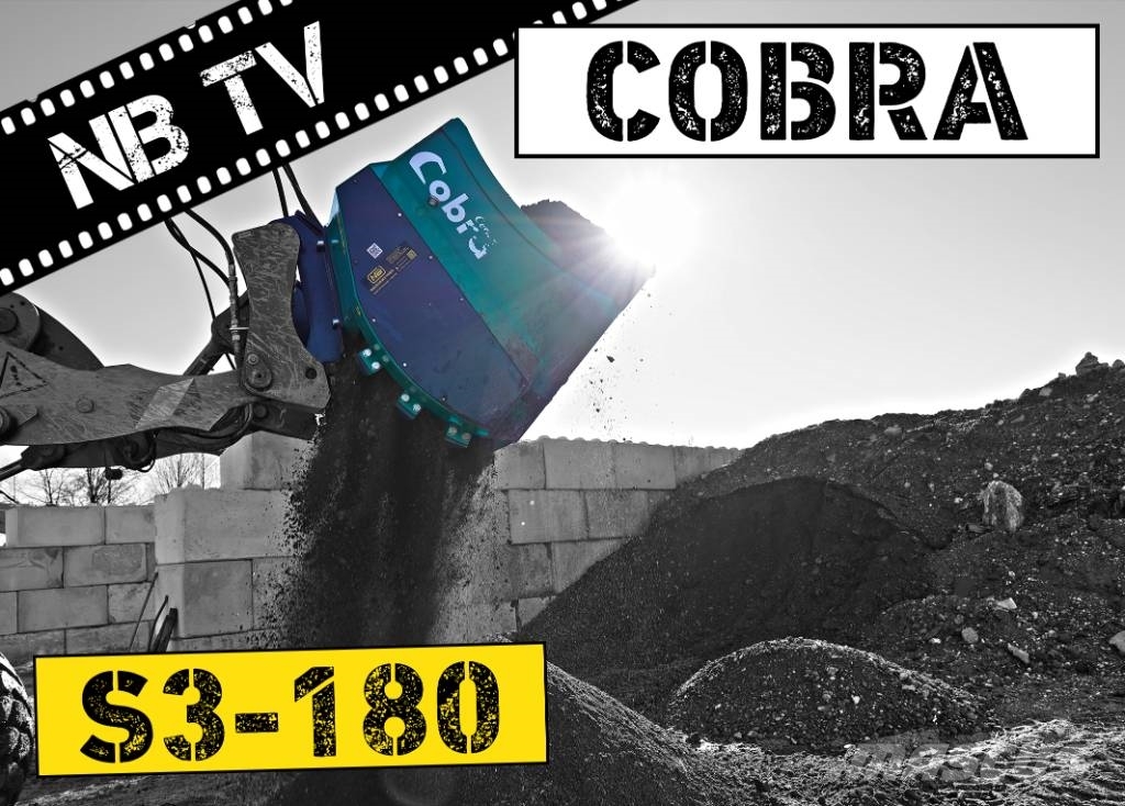 Cobra Schaufelseparator S3-180 | Sieblöffel Bagger Κάδοι κοσκινίσματος