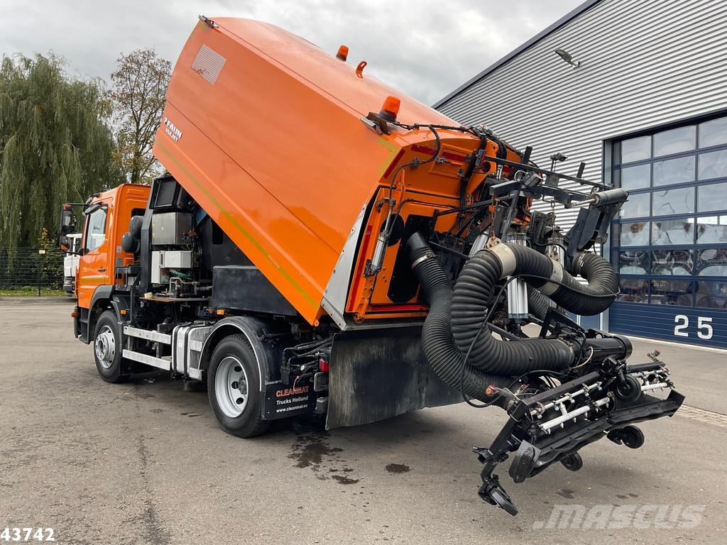 Mercedes-Benz ATEGO 1523 Faun VIAJET 6 R/HS Wegdekreiniger Just Φορτηγά σκούπες