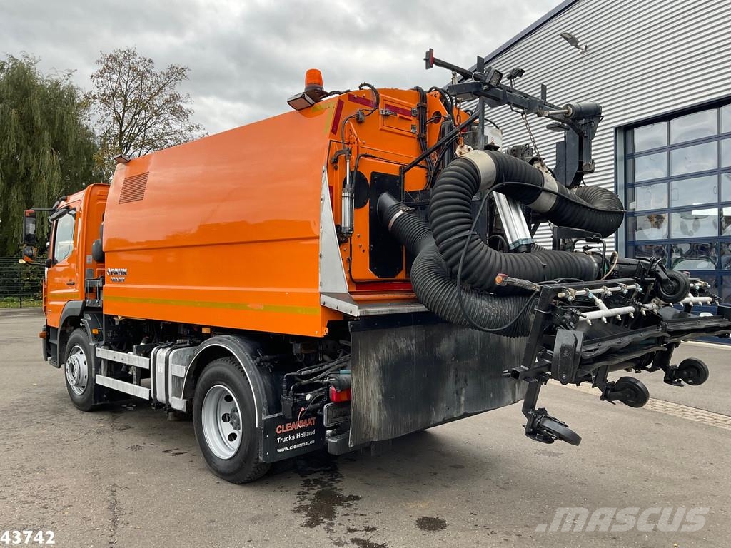 Mercedes-Benz ATEGO 1523 Faun VIAJET 6 R/HS Wegdekreiniger Just Φορτηγά σκούπες