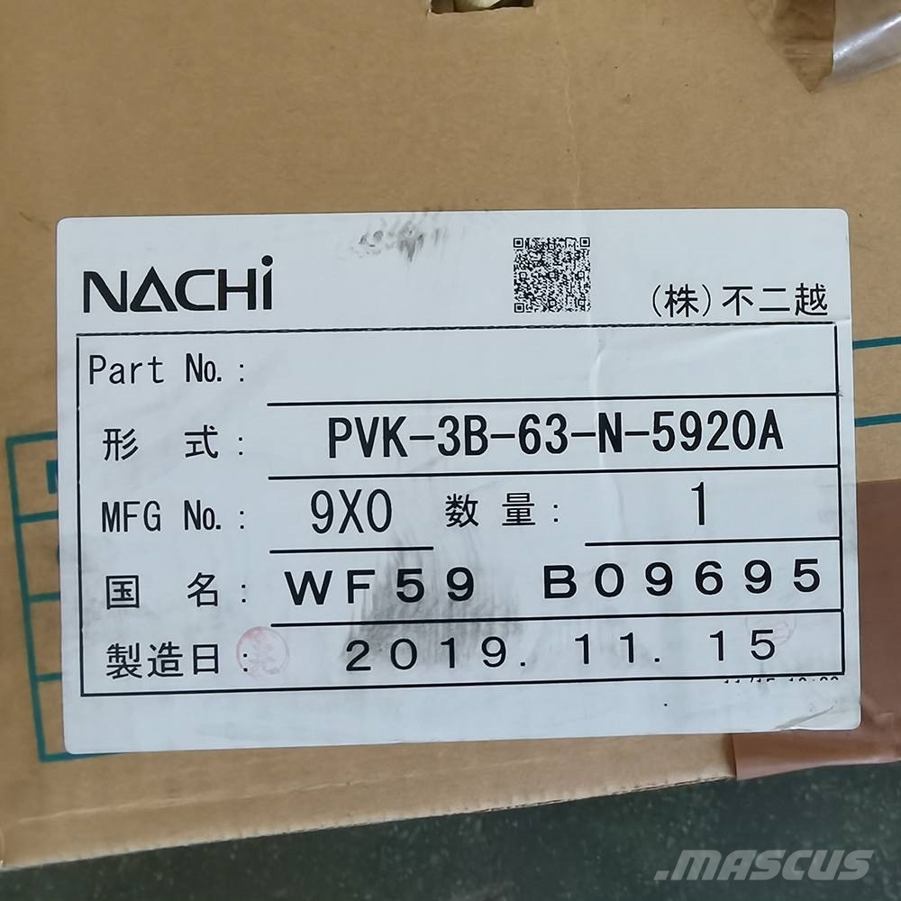 Hitachi 4668462 PVK-3B-725N-5074A Hydraulic Pump ZX65 Transmissie