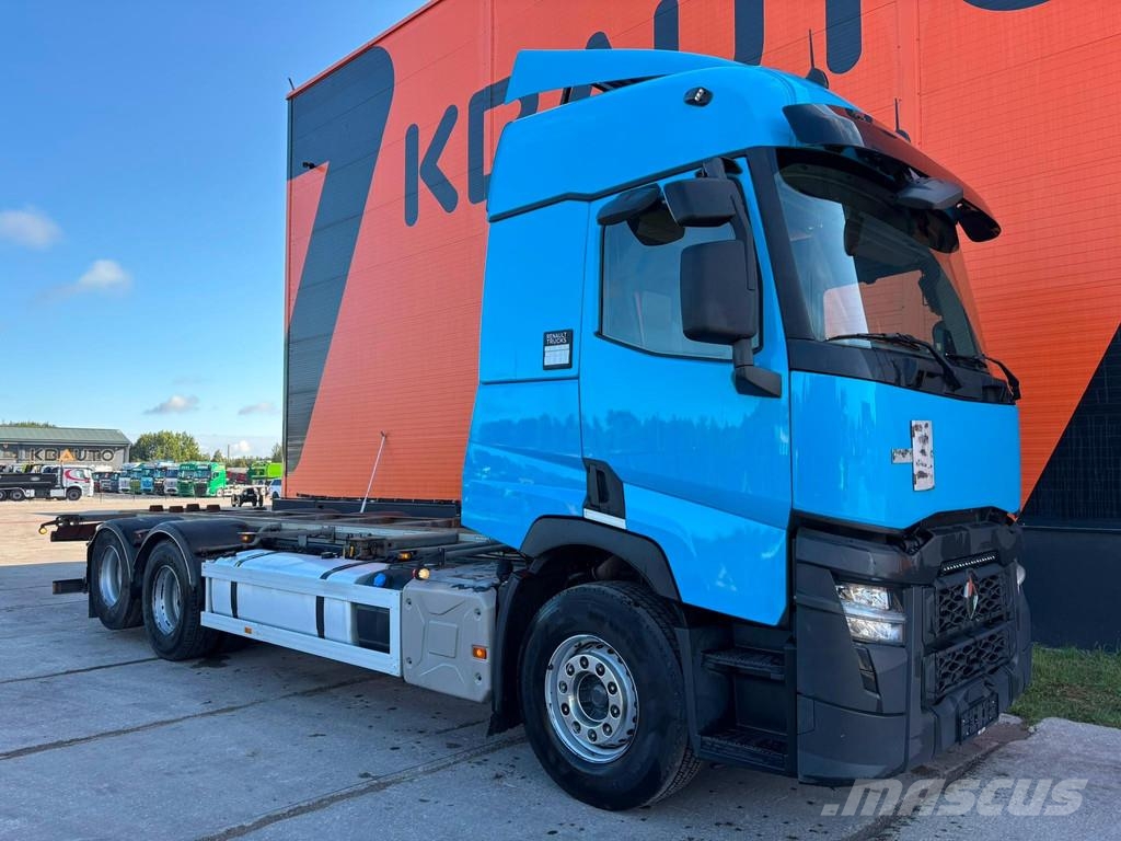 Renault T 520 6x2 CHASSIS L=7545 mm شاحنات الحاويات