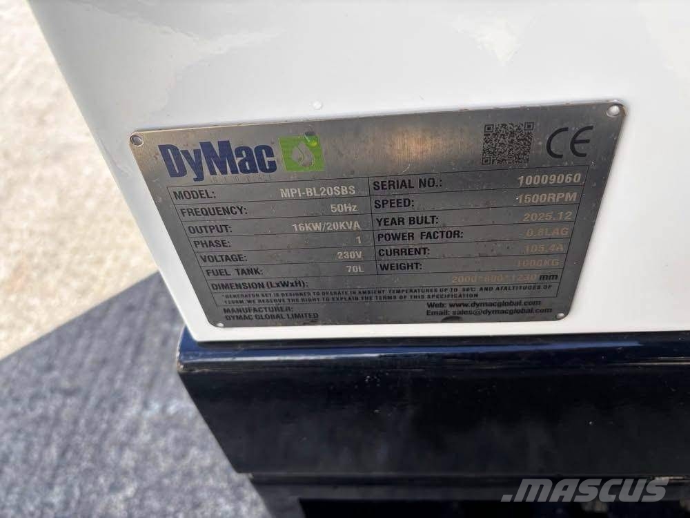 Dymac MacPower MPI-BL20SBS Diesel Generatoren