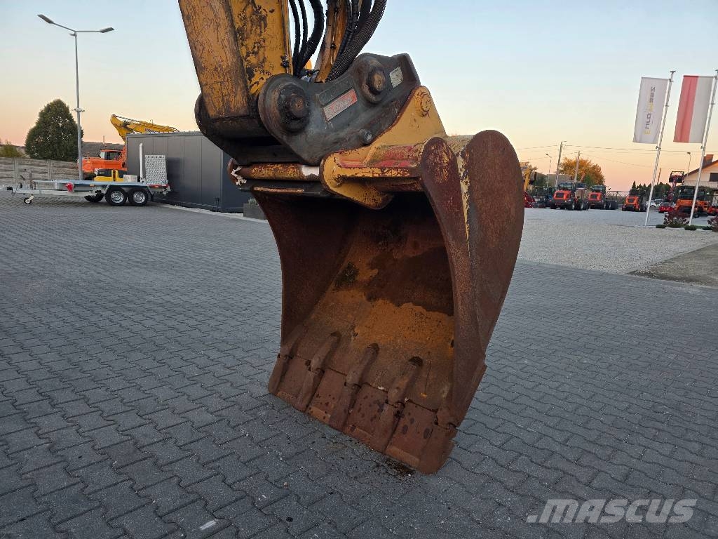 CAT M318D, 2014 ROK, PODPORY + PŁUG Ratasekskavaatorid