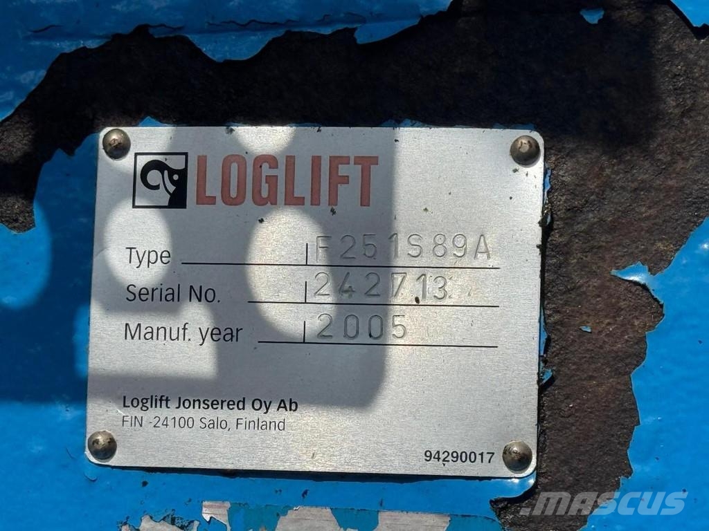 Scania R580 6X4 + LOGLIFT F251S89A + 2 AXLE HANGER Kranen voor alle terreinen