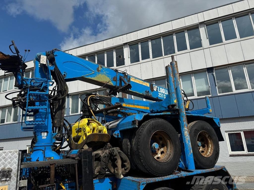 Scania R580 6X4 + LOGLIFT F251S89A + 2 AXLE HANGER Kranen voor alle terreinen
