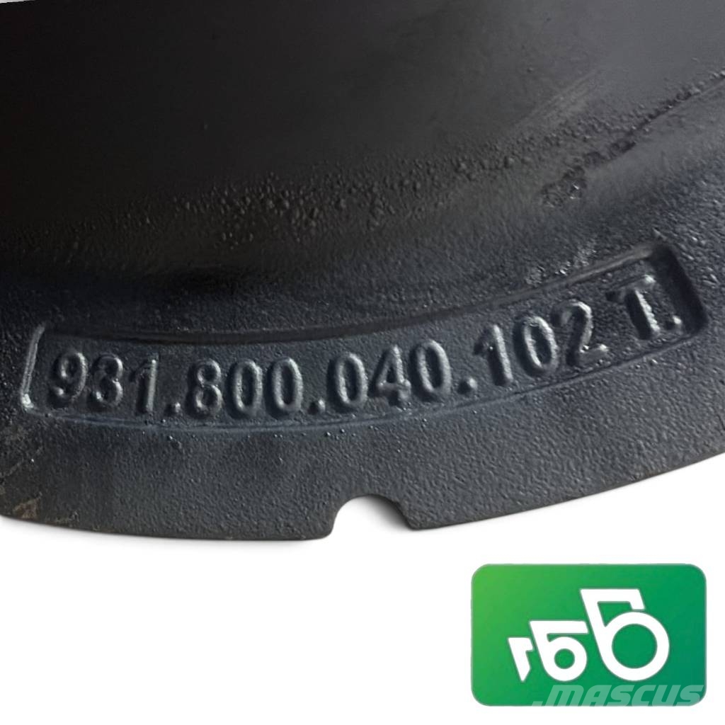 Fendt 936 Vario Adapter Weight Ballast 48kg 931800040102T シャーシ及びサスペンション