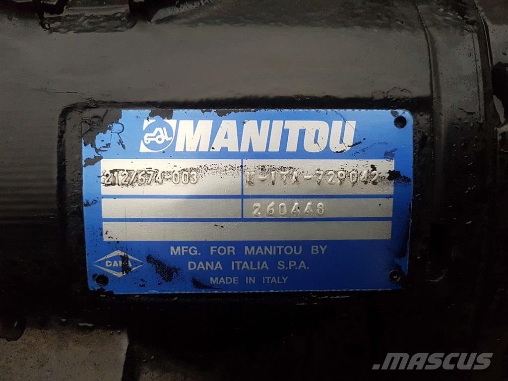 Manitou MT1840-Spicer Dana 212/674-003-Axle/Achse/As Tengelyek