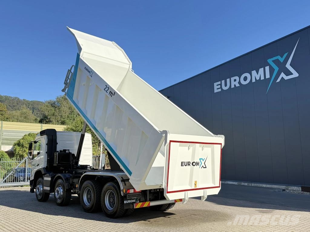 Volvo FMX 500 FMX13 500 8X4 13L Eckige Mulde Kipper Tippbil
