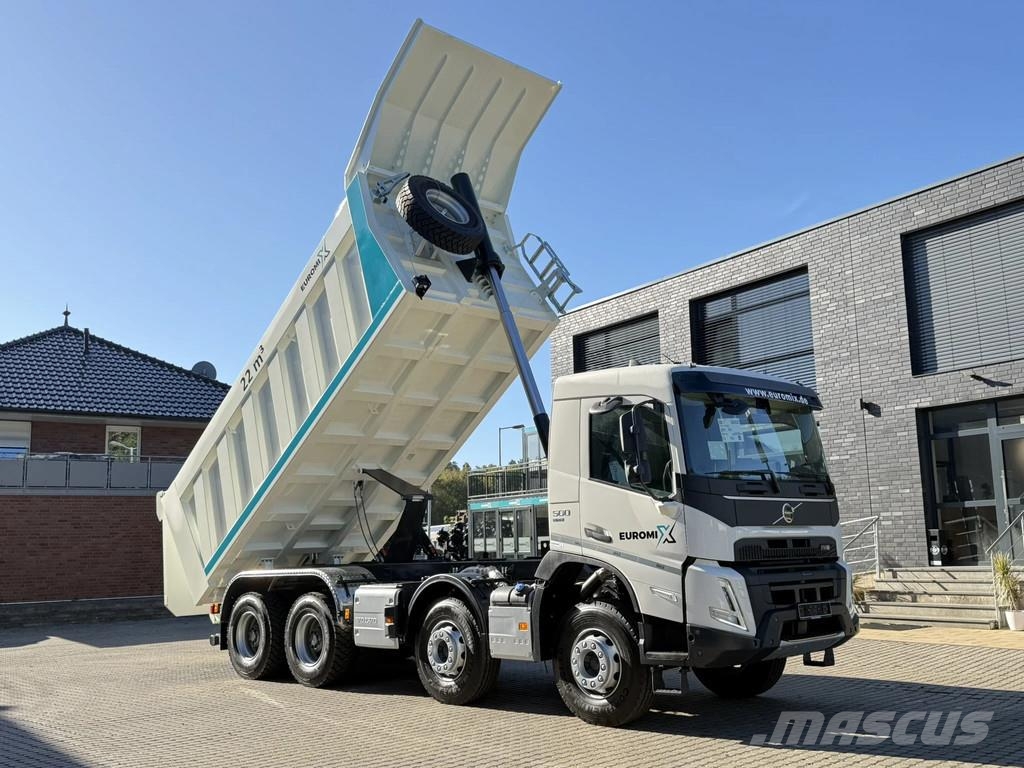 Volvo FMX 500 FMX13 500 8X4 13L Eckige Mulde Kipper Tippbil
