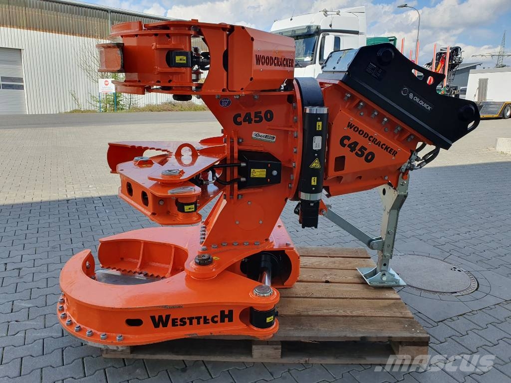 Westtech Woodcracker C450 Sammler Tiltator DEMO 2022 Decespugliatrici e trinciatrici idrauliche
