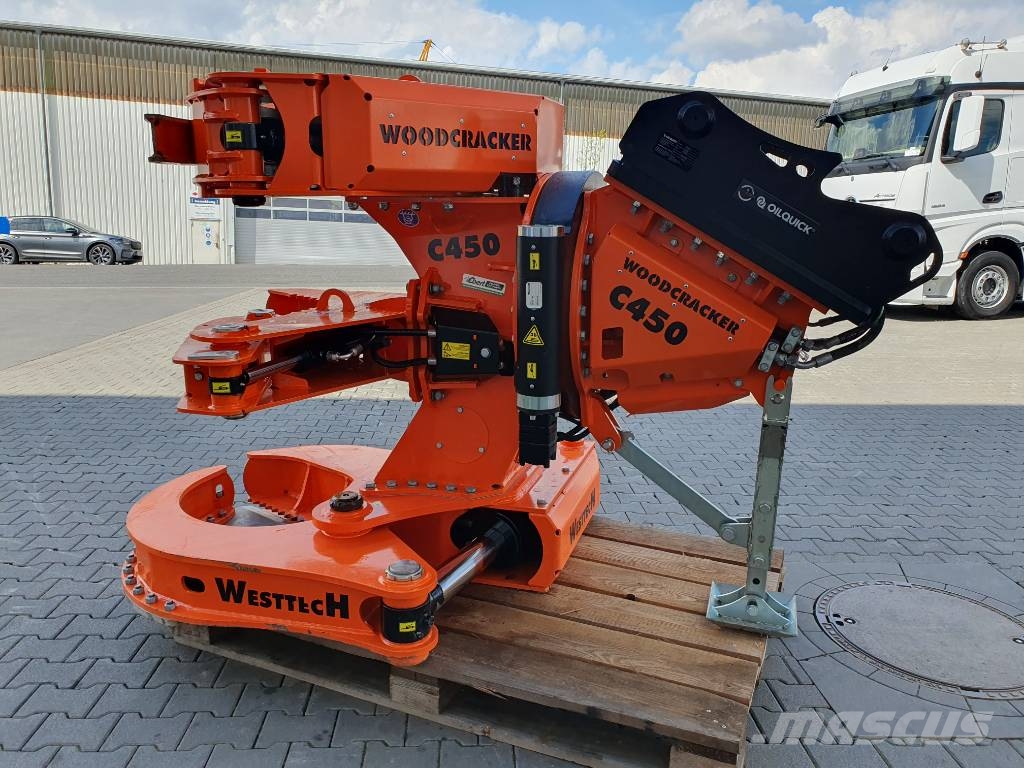Westtech Woodcracker C450 Sammler Tiltator DEMO 2022 Decespugliatrici e trinciatrici idrauliche