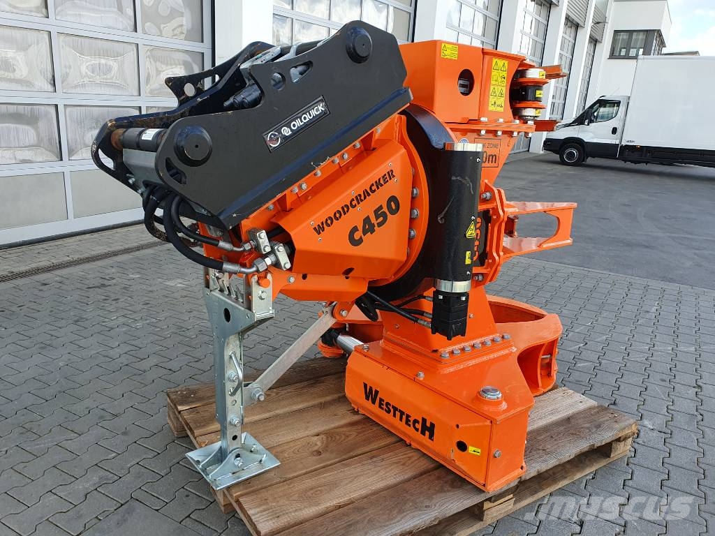 Westtech Woodcracker C450 Sammler Tiltator DEMO 2022 Decespugliatrici e trinciatrici idrauliche