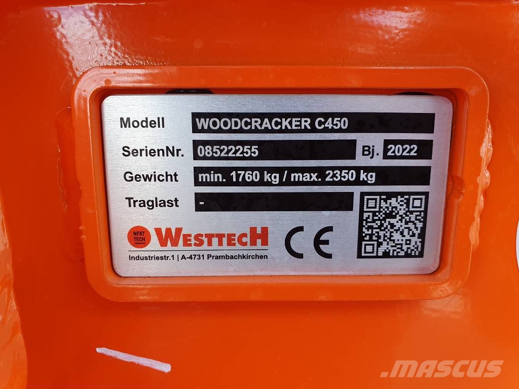 Westtech Woodcracker C450 Sammler Tiltator DEMO 2022 Decespugliatrici e trinciatrici idrauliche
