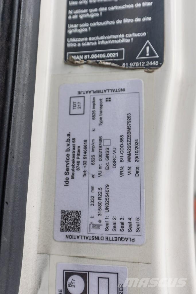 MAN TGS 33.400 BB Sora- ja kippiautot