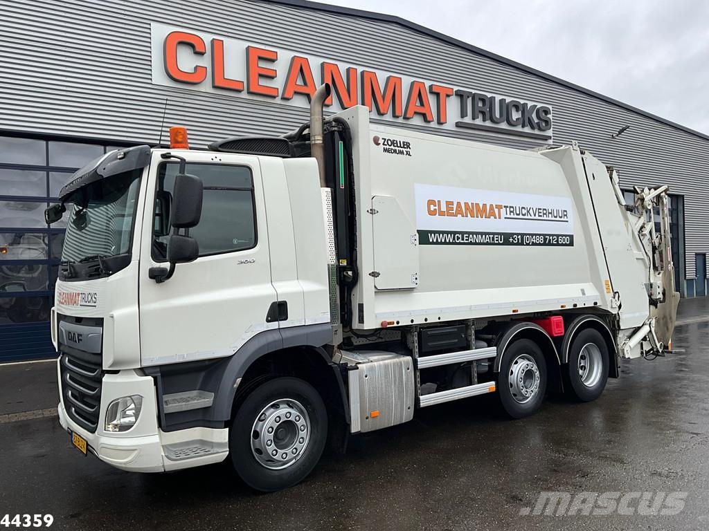 DAF FAG CF 300 Euro 6 Zoeller 22m³ Śmieciarki