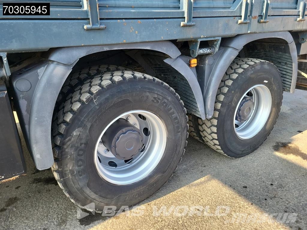 MAN TGA 33.350 TGA 6X6 Fassi F600 Crane Kran + Fly-Jib شاحنات مسطحة/مفصلية الجوانب