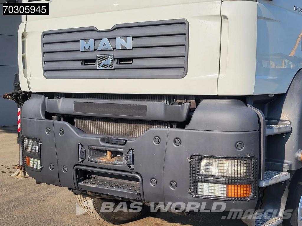 MAN TGA 33.350 TGA 6X6 Fassi F600 Crane Kran + Fly-Jib شاحنات مسطحة/مفصلية الجوانب