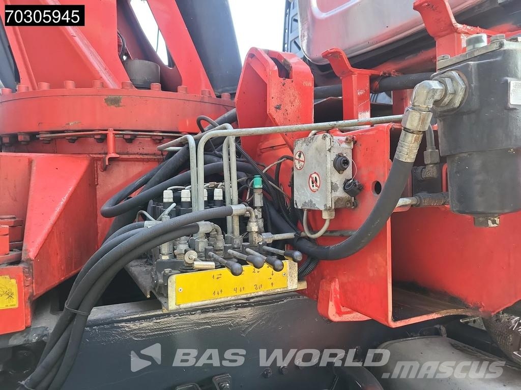 MAN TGA 33.350 TGA 6X6 Fassi F600 Crane Kran + Fly-Jib شاحنات مسطحة/مفصلية الجوانب
